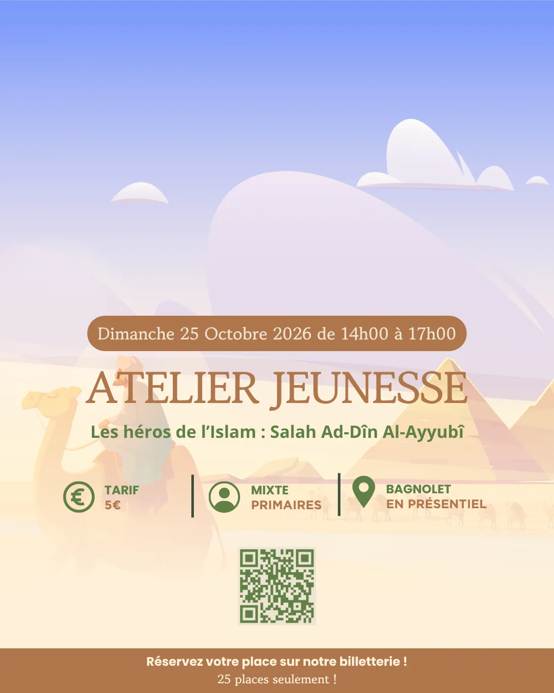 25/10 – Les héros de l&rsquo;Islam : Salah Ad-Dîn Al-Ayyubî (J)